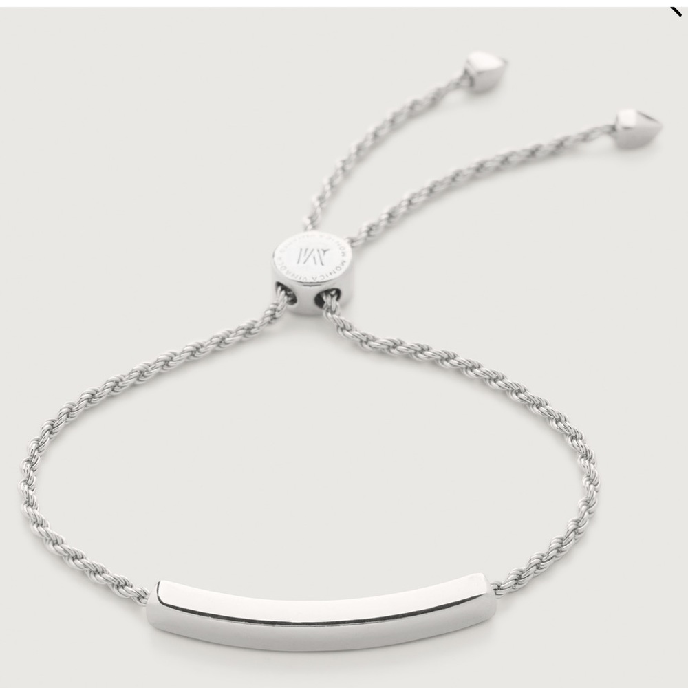 Monica Vinader NEW “Hope” Linear Chain Bracelet